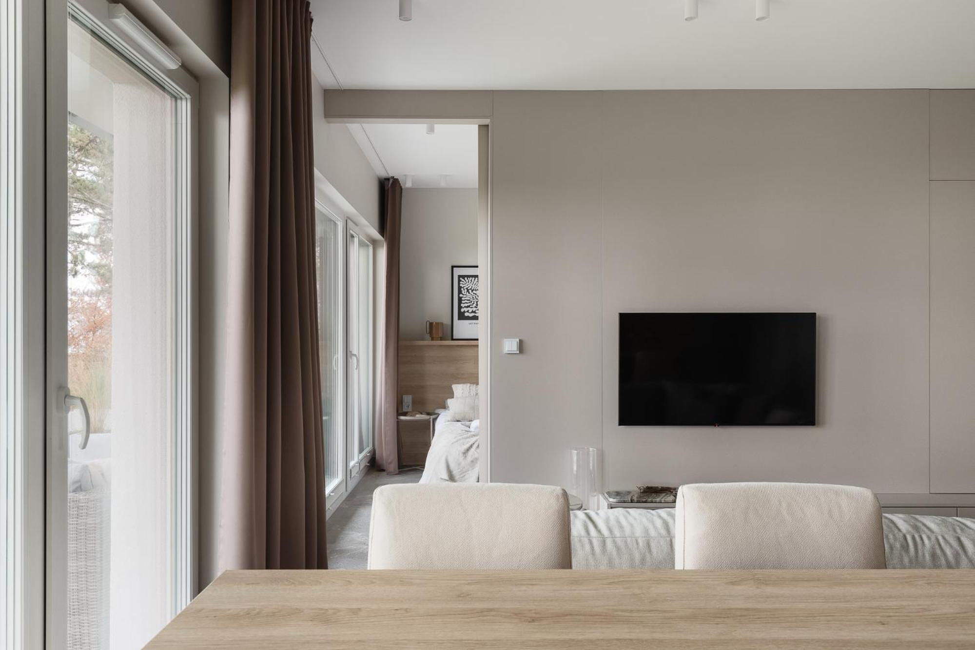 Let'S Sea - 2 Bedroom - Premium Baltic Apartment With Front Sea View Garden And Spa Access غونسكي المظهر الخارجي الصورة